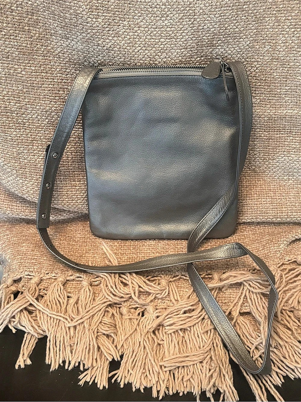 Made in Colombia Crossbody Bag in silver